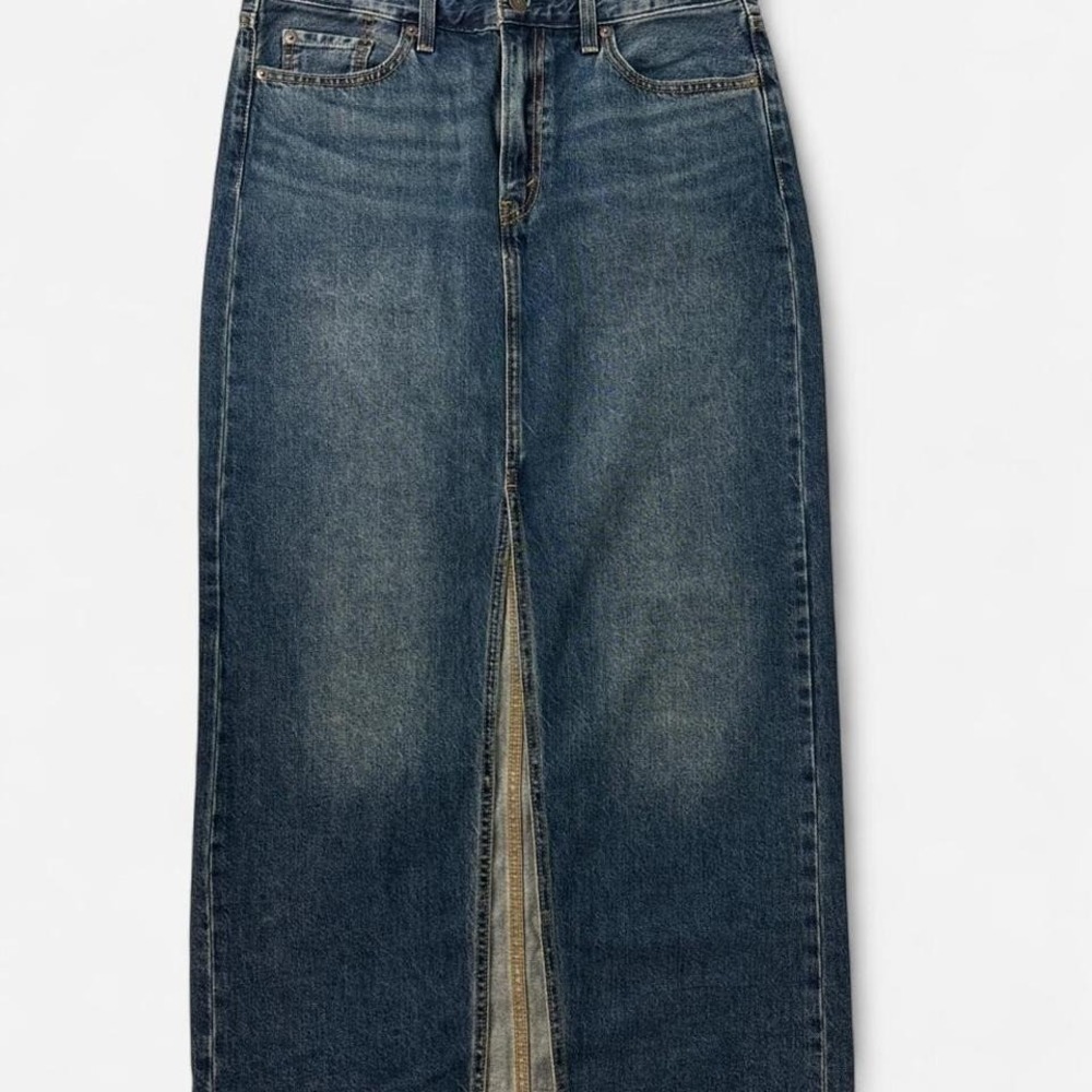 Levi's High Rise Denim Midi Skirt Women's Size 29 0095